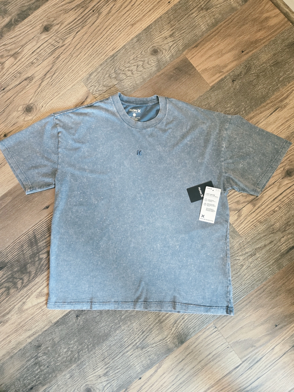 Hurley Men's Mineral Wash Blue Short Sleeve Tee